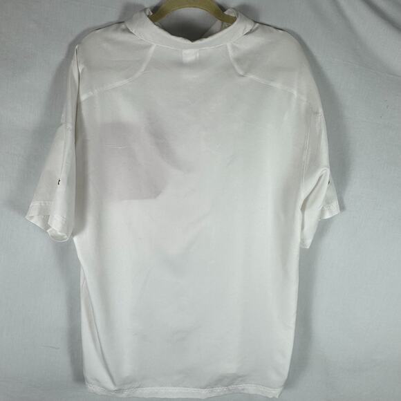 Onfield Reebok NFL San Francisco SF 49ers Snap Front Polyester Camp Shirt Large - Picture 6 of 10